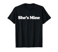 I'm Hers She's Mine Y2k Trendy LGBT Lesbian Couples Matching Camiseta