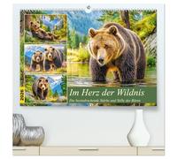 Im Herz der Wildnis. Die beeindruckende Stärke und Stille der Bären (hochwertiger Premium Wandkalender 2026 DIN A2 quer), Kunstdruck in Hochglanz: ... mit dem Rhythmus der Natur zu entdecken