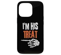 I'm His Treat Hilarante Halloween para Parejas a Juego Carcasa para iPhone 13 Pro