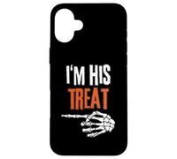 I'm His Treat Hilarante Halloween para Parejas a Juego Carcasa para iPhone 16 Plus