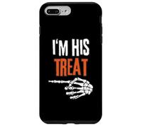 I'm His Treat Hilarante Halloween para Parejas a Juego Carcasa para iPhone 7 Plus/8 Plus
