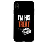 I'm His Treat Hilarante Halloween para Parejas a Juego Carcasa para iPhone XS MAX