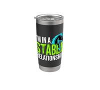 I'm In A Stable Relationship Juegos de palabras ecuestres Vaso térmico de acero inoxidable de doble pared