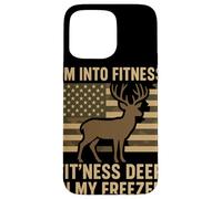 I'm Into Fitness Fit'ness Deer In My Freezer Caza Ciervo Carcasa para iPhone 15 Pro MAX