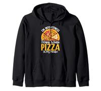 I'm Into Fitness Fitness Pizza Entera en mi Boca Sudadera con Capucha