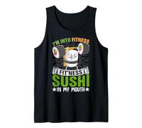 I'm Into Fitness Fitness Sushi En Mi Boca Camiseta sin Mangas