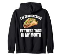 I'm Into Fitness Fitness Taco en mi Boca Sudadera con Capucha