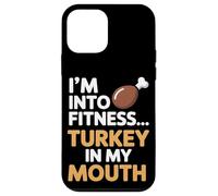 Im Into Fitness Fitness Turquía en mi boca Acción de Gracias Carcasa para iPhone 12 mini