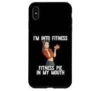 I'm INTO Fitness PIE IN MY BOUTH Thanksgiving Girl Meme Carcasa para iPhone XS MAX