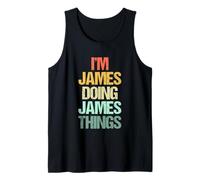 I'm James Doing James Things - Divertido Dicho Cool Name James Camiseta sin Mangas