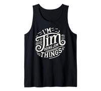 I'm Jim Doing Jim Things Camiseta I'm Jim Shirt Funny Jimmy Camiseta sin Mangas