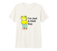 I'm Just a Chill Guy Froggy Funny Trendy Frog Meme Humor Camiseta Premium