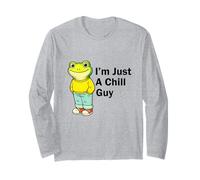 I'm Just a Chill Guy Froggy Funny Trendy Frog Meme Humor Manga Larga