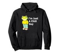 I'm Just a Chill Guy Froggy Funny Trendy Frog Meme Humor Sudadera con Capucha