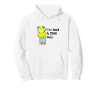 I'm Just a Chill Guy Froggy Funny Trendy Frog Meme Humor Sudadera con Capucha