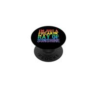 I'm Just A Freaking Ray of Sunshine - Bandera arcoíris del Orgullo Gay PopSockets PopGrip Adhesivo