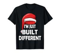 I'm Just Built Different Santa Hat Nochebuena Camiseta