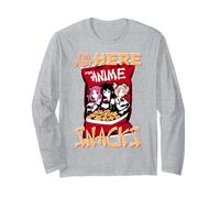 I'm Just Here for Anime Snacks Meme Quote Manga Larga
