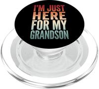 I'm Just Here For My Grandson PopSockets PopGrip para MagSafe