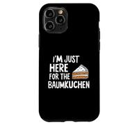 I'm Just Here for The Baumkuchen German Layer Dessert Cake Carcasa para iPhone 11 Pro