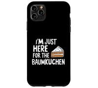 I'm Just Here for The Baumkuchen German Layer Dessert Cake Carcasa para iPhone 11 Pro MAX