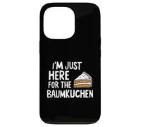 I'm Just Here for The Baumkuchen German Layer Dessert Cake Carcasa para iPhone 13 Pro