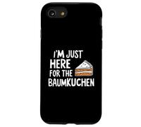 I'm Just Here for The Baumkuchen German Layer Dessert Cake Carcasa para iPhone SE (2020) / 7/8