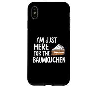 I'm Just Here for The Baumkuchen German Layer Dessert Cake Carcasa para iPhone XS MAX