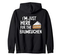 I'm Just Here for The Baumkuchen German Layer Dessert Cake Sudadera con Capucha