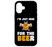 I'm Just Here For The Beer Bier Abeja Carcasa para iPhone 16