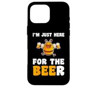 I'm Just Here For The Beer Bier Abeja Carcasa para iPhone 16 Pro MAX