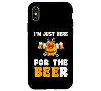 I'm Just Here For The Beer Bier Abeja Carcasa para iPhone X/XS