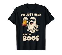 I'm Just Here For The Boos Funny Ghost Halloween Camiseta