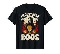 I'm Just Here For The Boos Skeleton Funny Halloween Camiseta