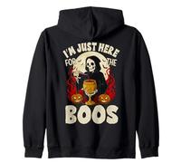 I'm Just Here For The Boos Skeleton Funny Halloween Sudadera con Capucha