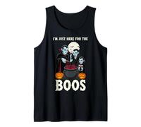 I'm Just Here For The Boos Vampire Funny Halloween Camiseta sin Mangas