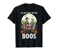 I'm Just Here For The Boos Zombies Funny Halloween Camiseta