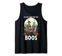 I'm Just Here For The Boos Zombies Funny Halloween Camiseta sin Mangas