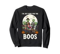 I'm Just Here For The Boos Zombies Funny Halloween Sudadera
