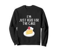 I'm Just Here For The Cake Funny Wedding Party Costume Cakes Sudadera