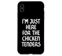 I'm Just Here for The Chicken Tenders Fried Chicken Tendies Carcasa para iPhone XS MAX