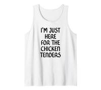 I'm Just Here for The Chicken Tenders Funny Chicken Tender Camiseta sin Mangas