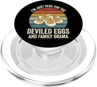 I'm Just Here For The Deviled Eggs and Family Drama PopSockets PopGrip para MagSafe