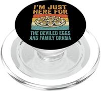 I'm Just Here For The Deviled Eggs and Family Drama PopSockets PopGrip para MagSafe