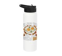 I'm Just Here For The Deviled Eggs, divertido Día de Acción de Gracias otoñal Stainless Steel Insulated Water Bottle