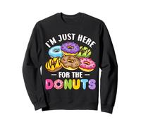 I'm Just Here for the Donuts Cute Foodie Sweet Postre Donut Sudadera