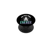 I'm Just Here For The Energy Chakra PopSockets PopGrip Adhesivo