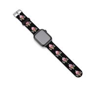 Im Just Here For The Free Ice Cream - Correas de silicona de repuesto compatibles con Apple Watch, 38mm/40mm, Acero inoxidable, Amatista