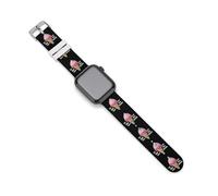 Im Just Here For The Free Ice Cream - Correas de silicona de repuesto compatibles con Apple Watch, 42mm/44mm, Acero inoxidable, Amatista