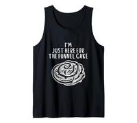 I'm Just Here For The Funnel Cake Funny Wedding Carnival Pie Camiseta sin Mangas
